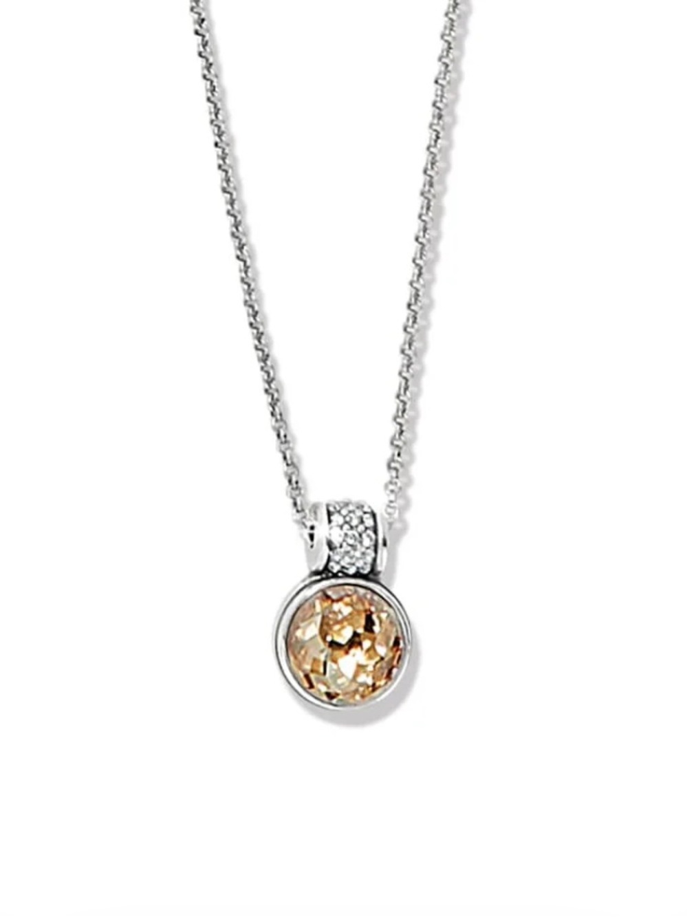 Meridian Aurora Crystal Petite Necklace